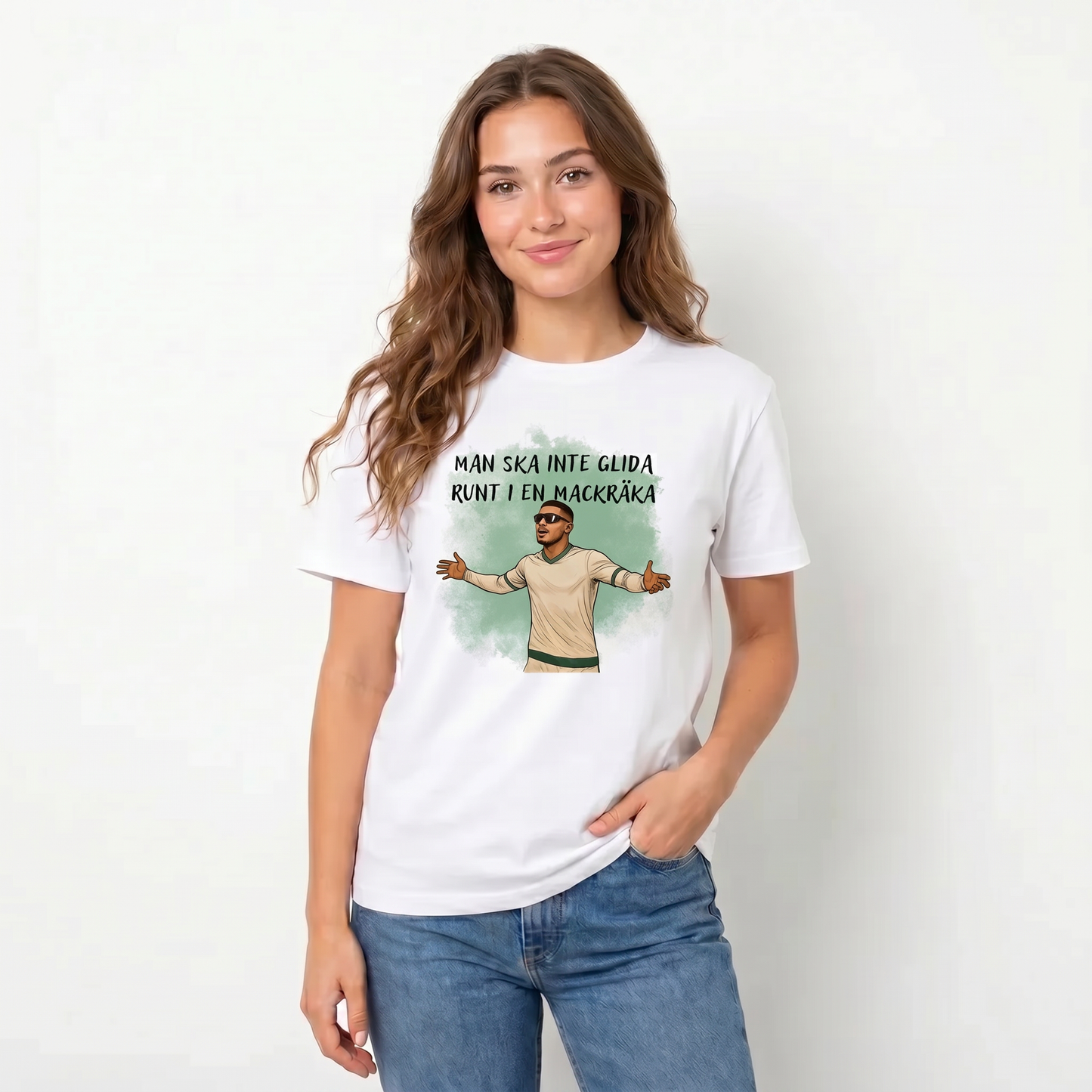 Jusef Erabi Mackräka | Hammarby Bajen | Rolig Fotboll T-shirt Lirare Wear