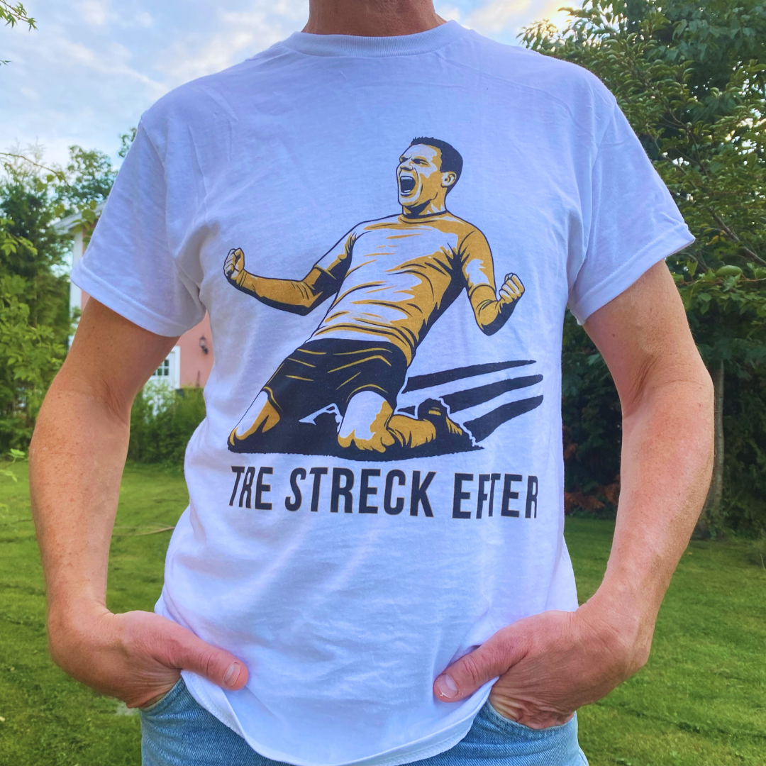 Tre streck efter Jacob Bergström | Mjällby T-shirt