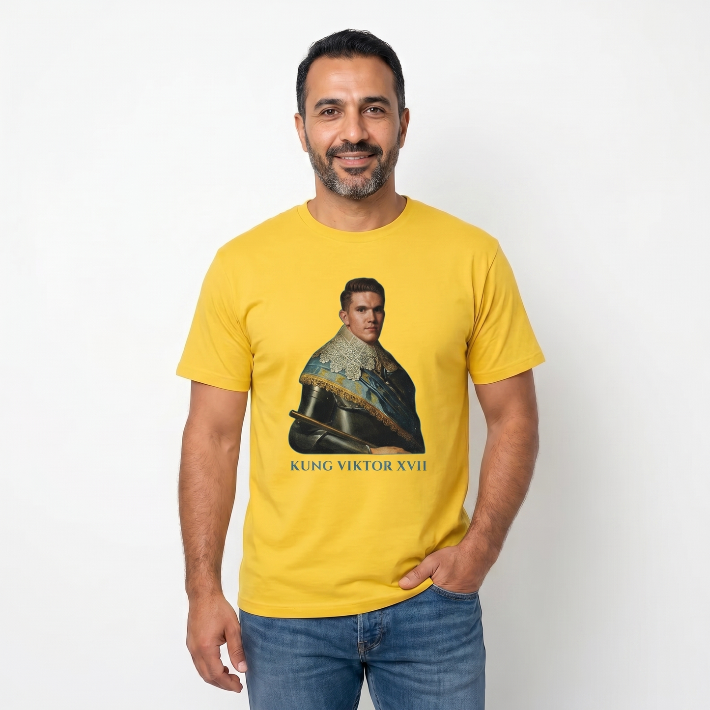 Viktor Gyökeres Kung | Sverige VM 2026 | Rolig Fotboll T-shirt Lirare Wear