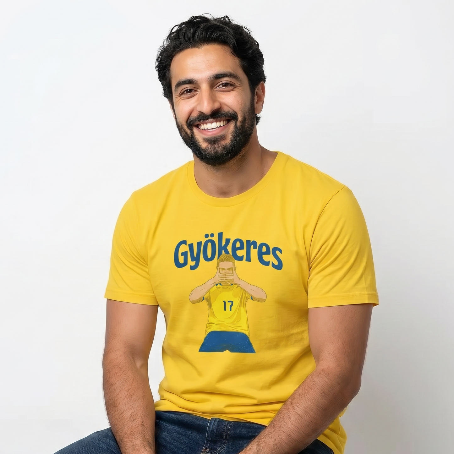 Viktor Gyökeres | Sverige | Rolig Fotboll T-shirt Lirare Wear