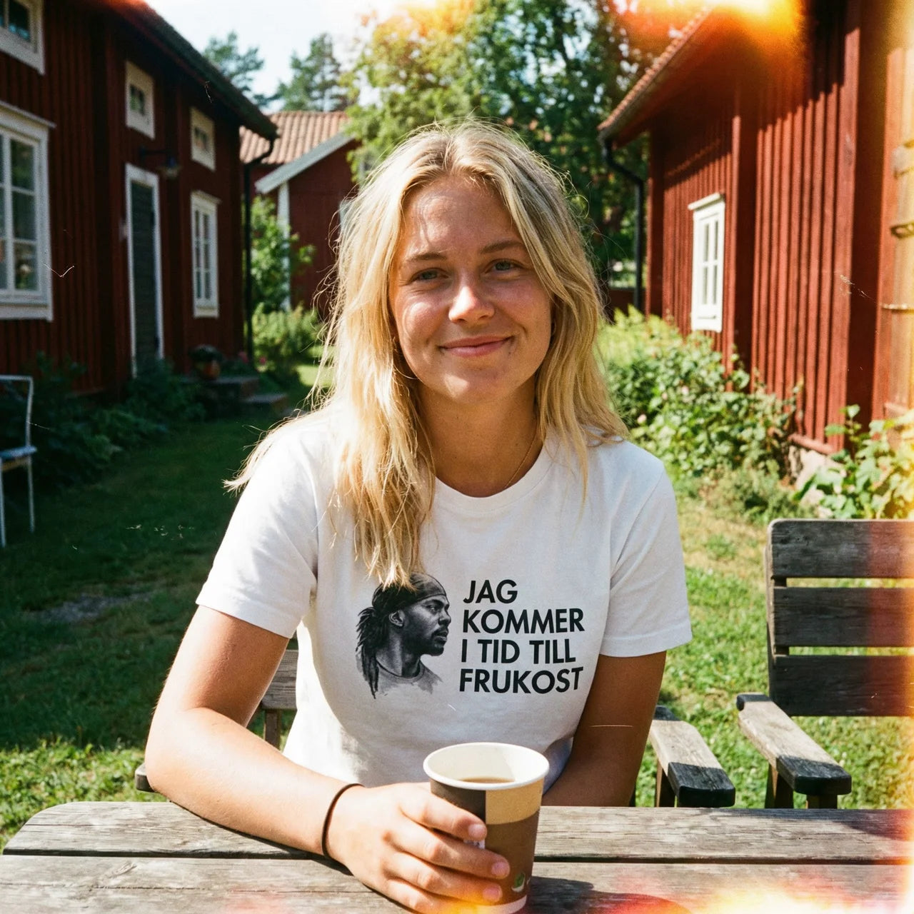 Jag kommer i tid till frukost | Martin Mutumba AIK T-shirt