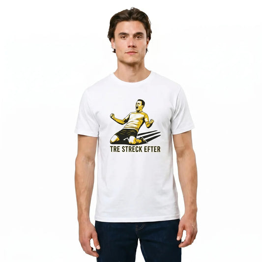 Tre streck efter Jacob Bergström | Mjällby T-shirt